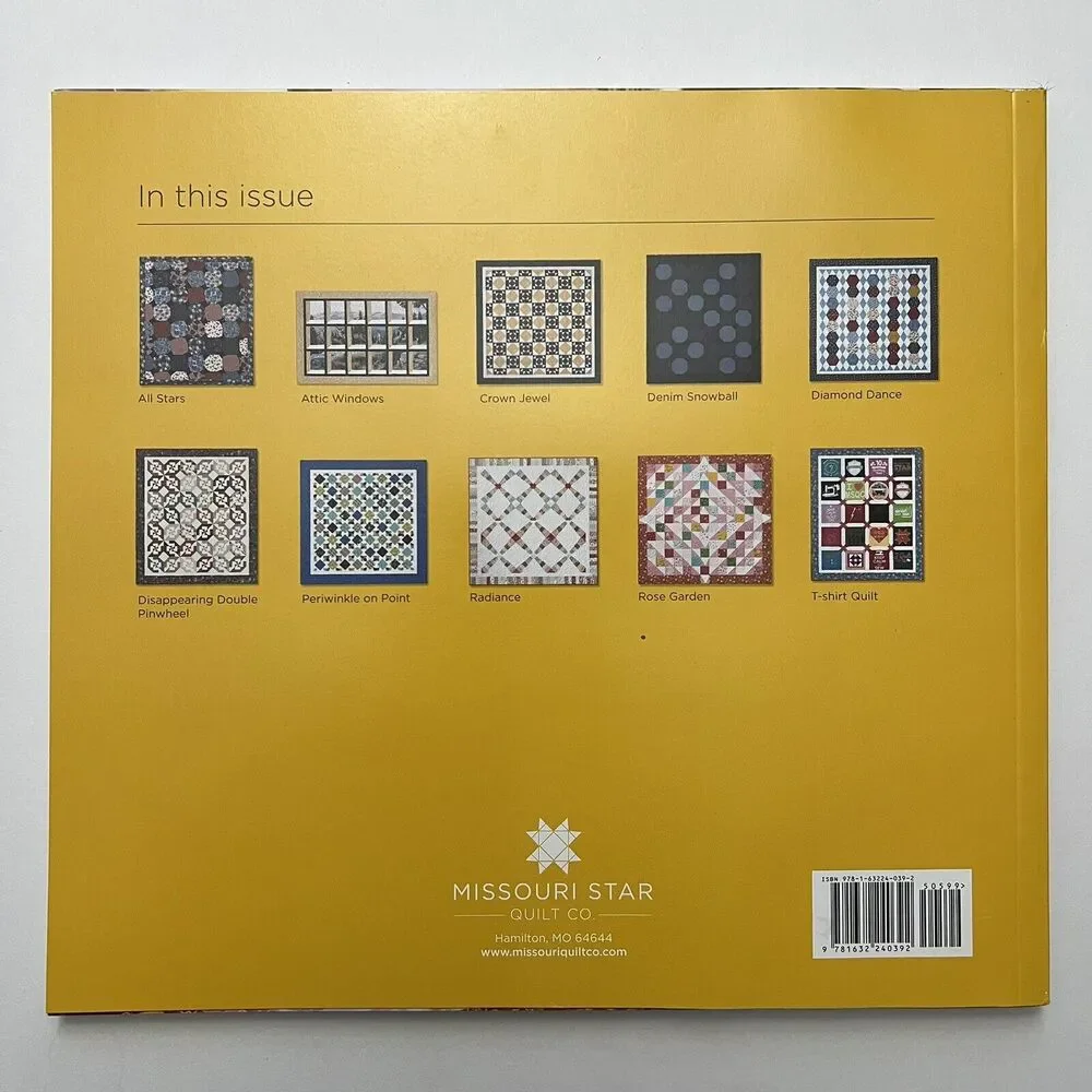 Missouri Star Block Quilt Pattern Book Special Celebrate 2019 Vol 6 Issue 2